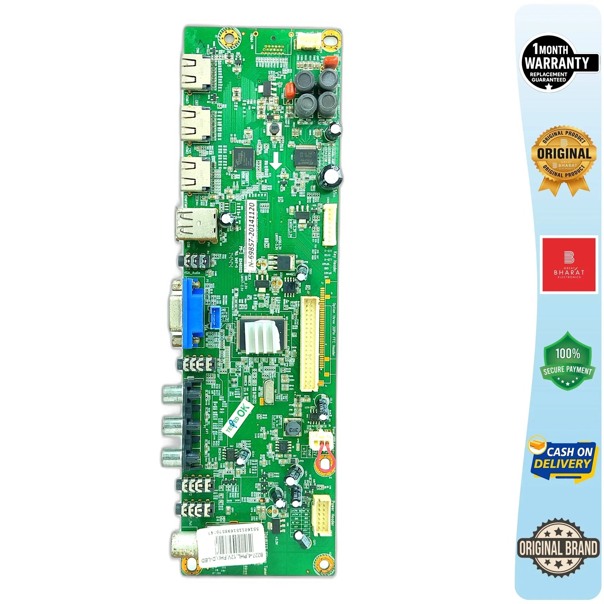 Philips 39PFL3539V7 Motherboard – Philips 39 Inch LED TV Main Board Replacement - Great Bharat Electronics