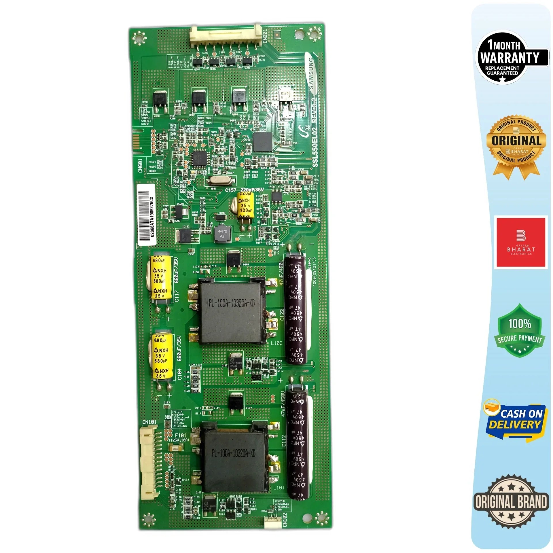Philips 55PFL5755V7 Inverter Board – Philips 55 Inch LED TV Replacement Part - Great Bharat Electronics