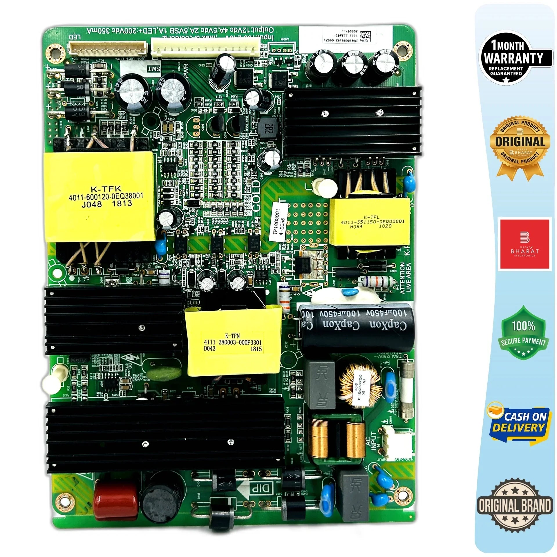 Philips 55PUT6002 Power Supply Board – Philips 55 Inch LED TV SMPS Replacement - Great Bharat Electronics