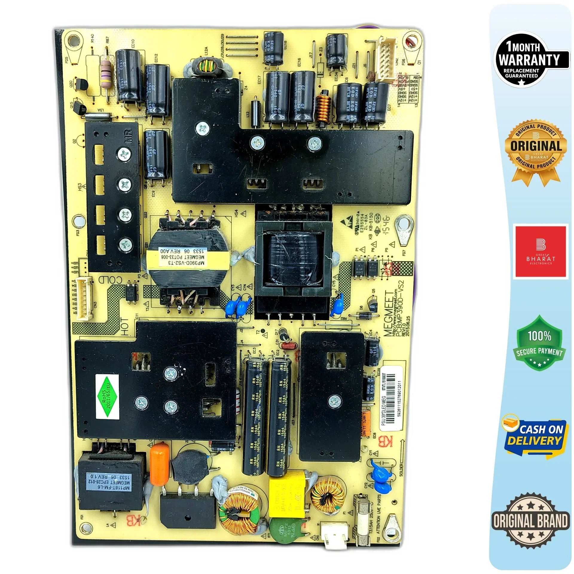 Philips Philips3918 Power Supply Board – Philips 39 Inch LED TV SMPS Replacement - Great Bharat Electronics