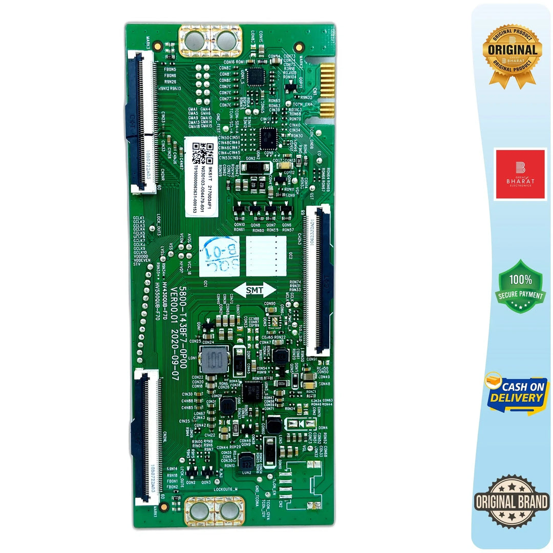 Realme RMV2004 T-Con Board – Realme 43 Inch LED TV Replacement Part - Great Bharat Electronics
