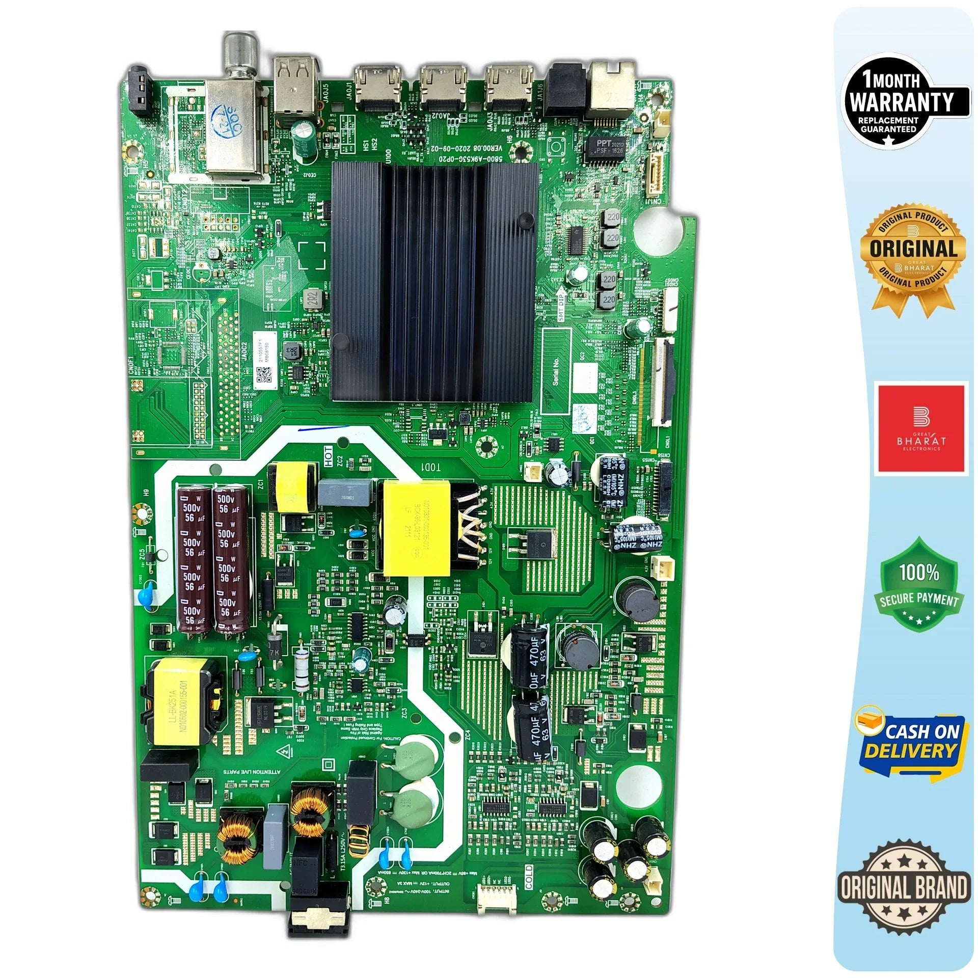 Realme RMV2005 Motherboard – Realme 50 Inch LED TV Main Board Replacement - Great Bharat Electronics