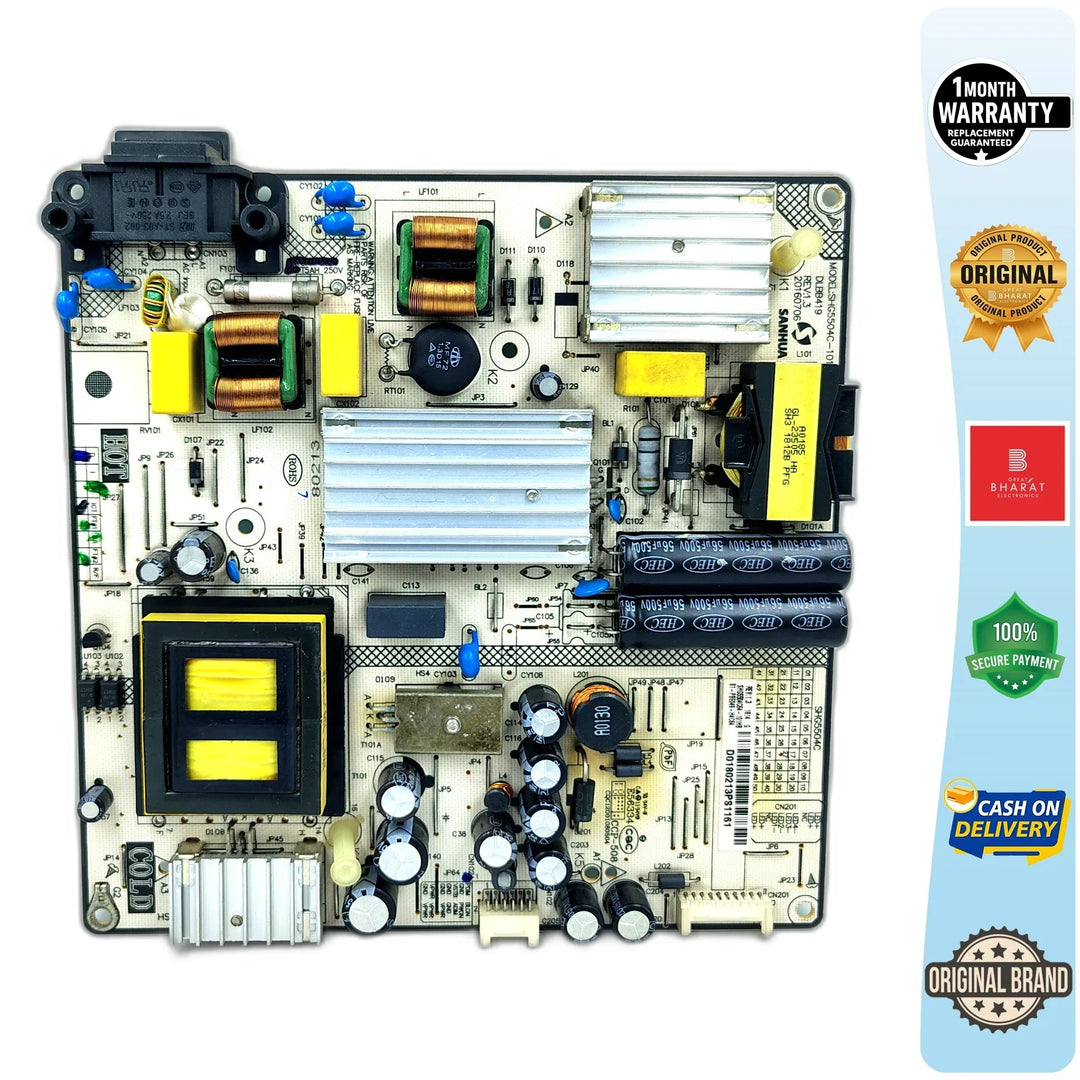 Reconnect 55U5580S Power Supply Board – Reconnect 55 Inch LED TV SMPS Replacement - Great Bharat Electronics