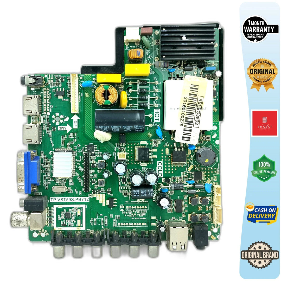 Reconnect RELEG3902 Motherboard – Reconnect 39 Inch LED TV Main Board Replacement - Great Bharat Electronics