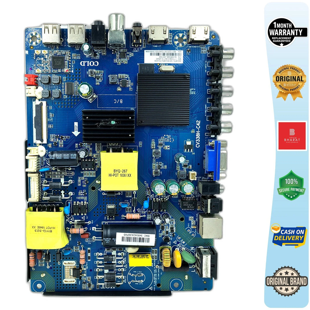 Reconnect RELEG4304 Motherboard – Reconnect 43 Inch LED TV Main Board Replacement - Great Bharat Electronics