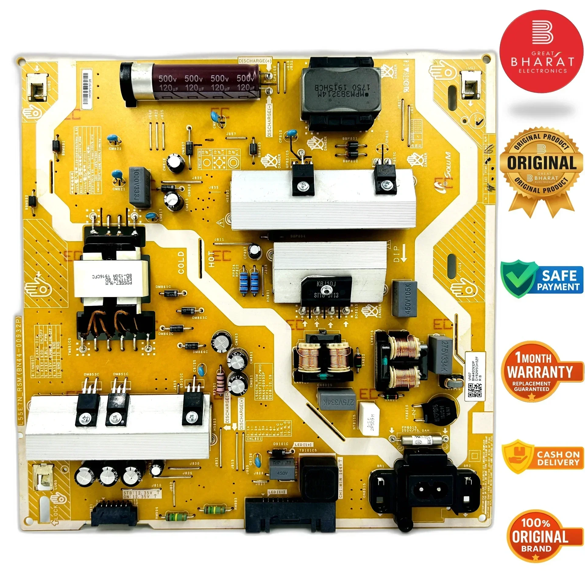 Model UA55RU7100KXXL Samsung LED TV Power Supply - Great Bharat Electronics