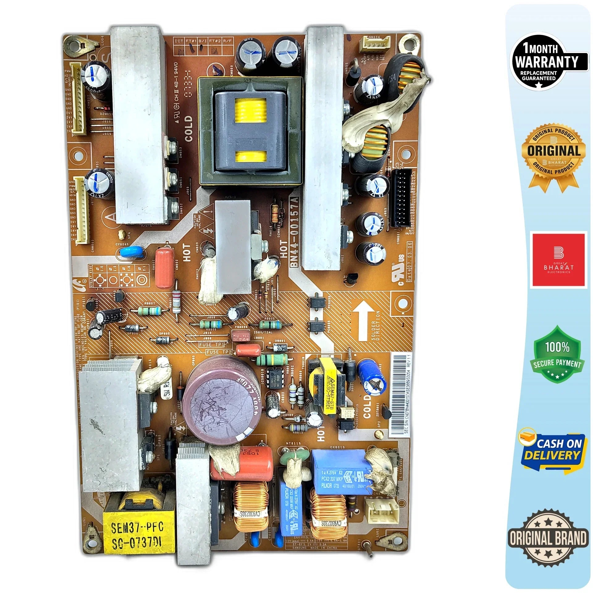 Samsung LA37R81B Power Supply Board – Samsung 37 Inch LCD TV SMPS Replacement - Great Bharat Electronics
