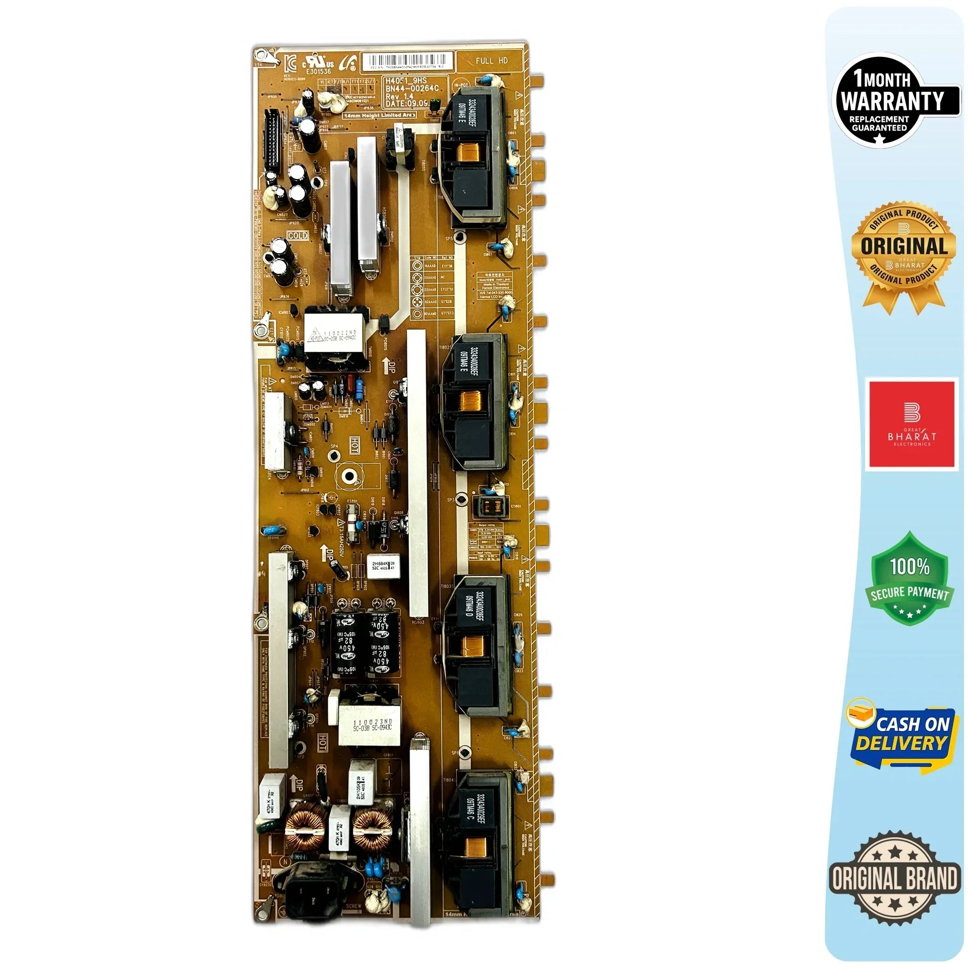 Samsung LA40B530P7RXL Power Supply Board – Samsung 40 Inch LCD TV SMPS Replacement - Great Bharat Electronics
