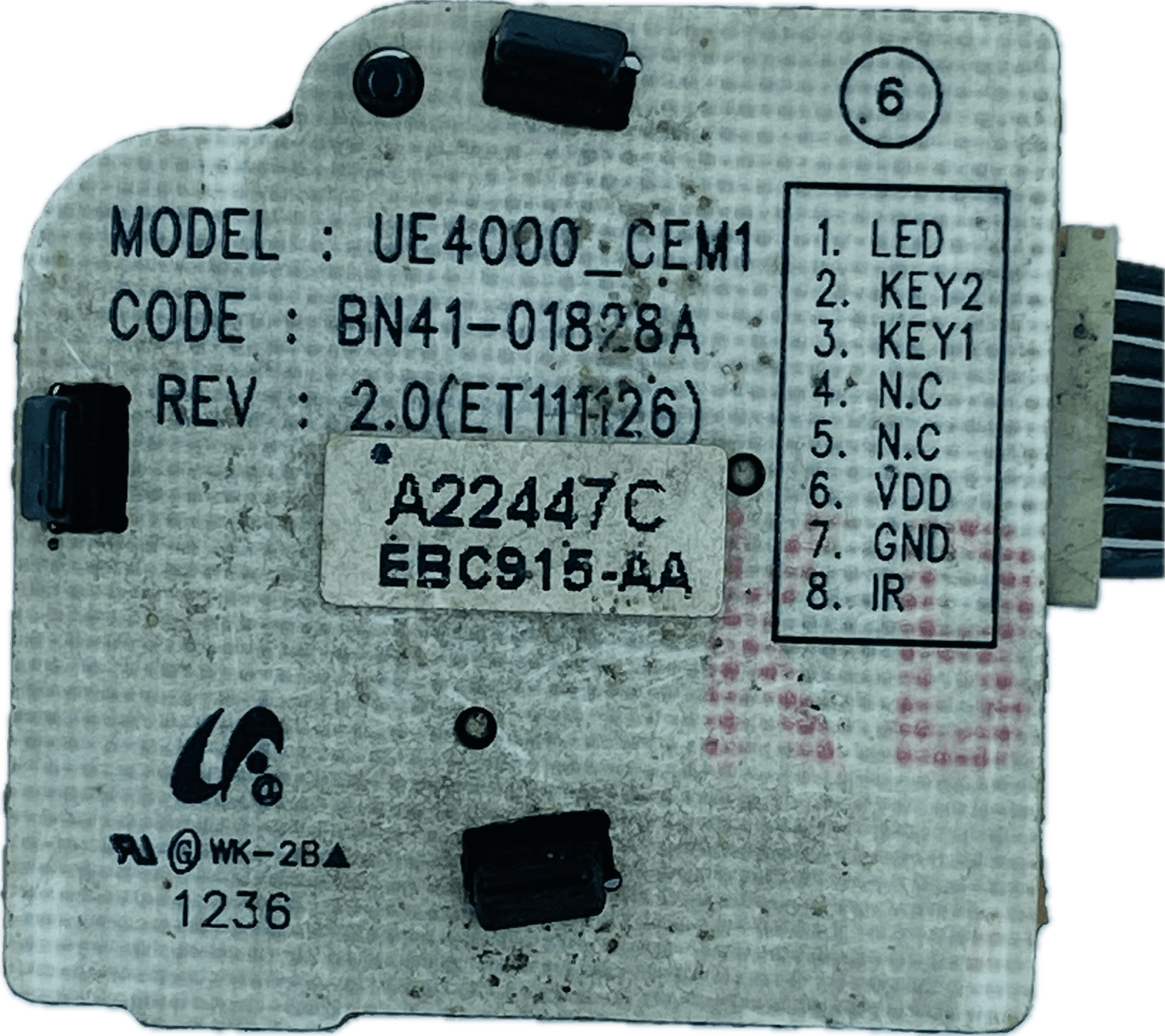 Samsung LED TV IR Sensor – Model UA22ES5005 - Great Bharat Electronics