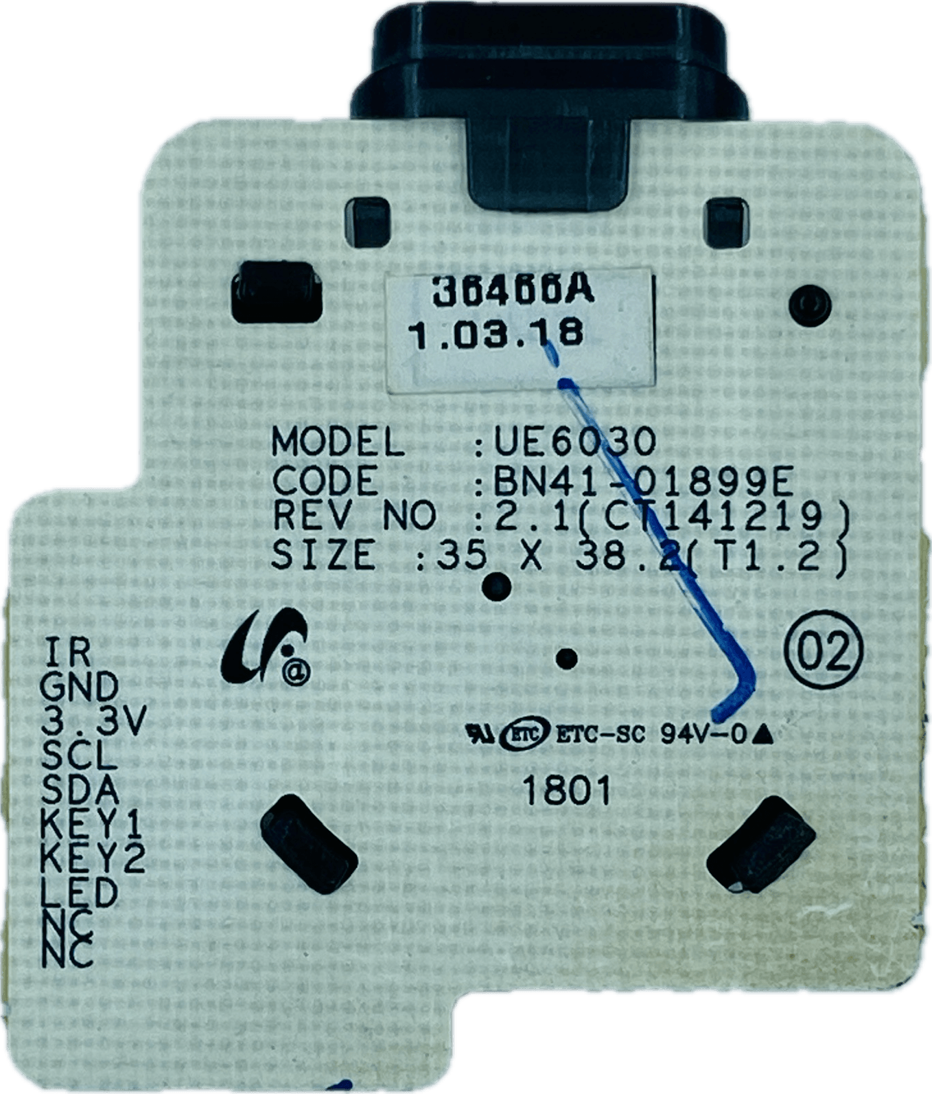Samsung LED TV IR Sensor – Model UA32FH4003 - Great Bharat Electronics
