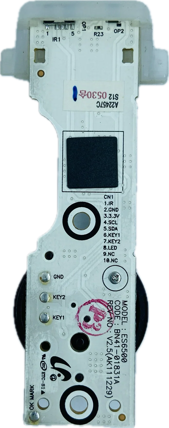 Samsung LED TV IR Sensor (Power Button) for Model UA46ES6200R - Great Bharat Electronics