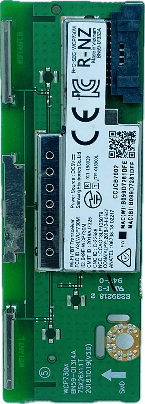 Samsung LED TV Wi-Fi Module – Model UA43AU7600KXXL - Great Bharat Electronics