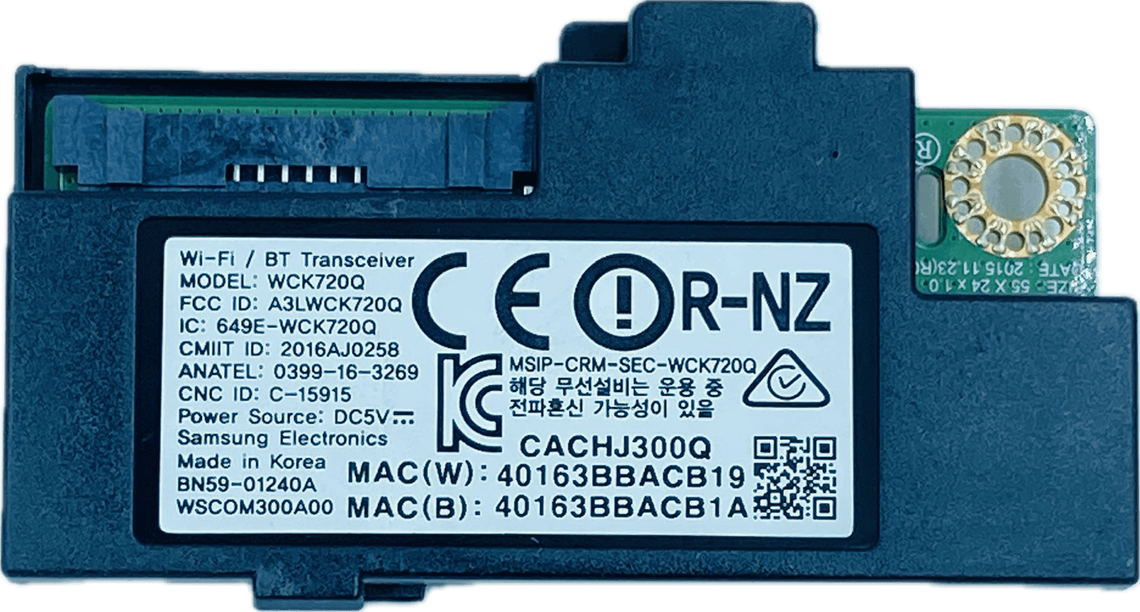 Samsung LED TV Wi-Fi Module – Model UA43K5570AUMXL - Great Bharat Electronics