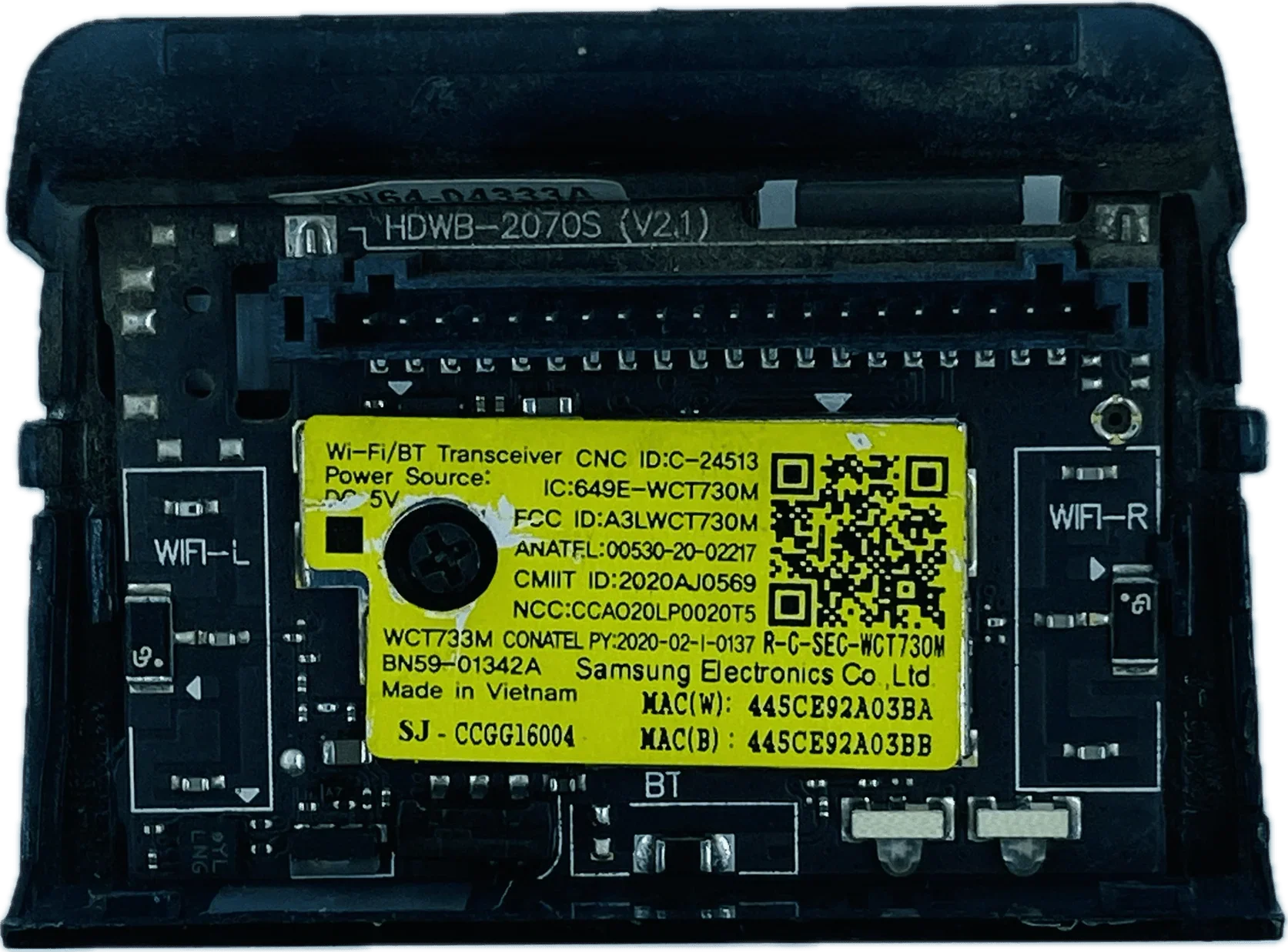 Samsung LED TV Wi-Fi Module – Model UA55TU8000KXXL - Great Bharat Electronics