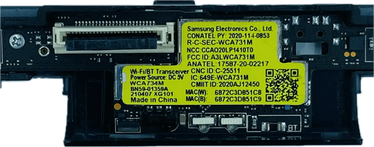 Samsung LED TV Wi-Fi Module – Model UA50AU8000KLXL - Great Bharat Electronics