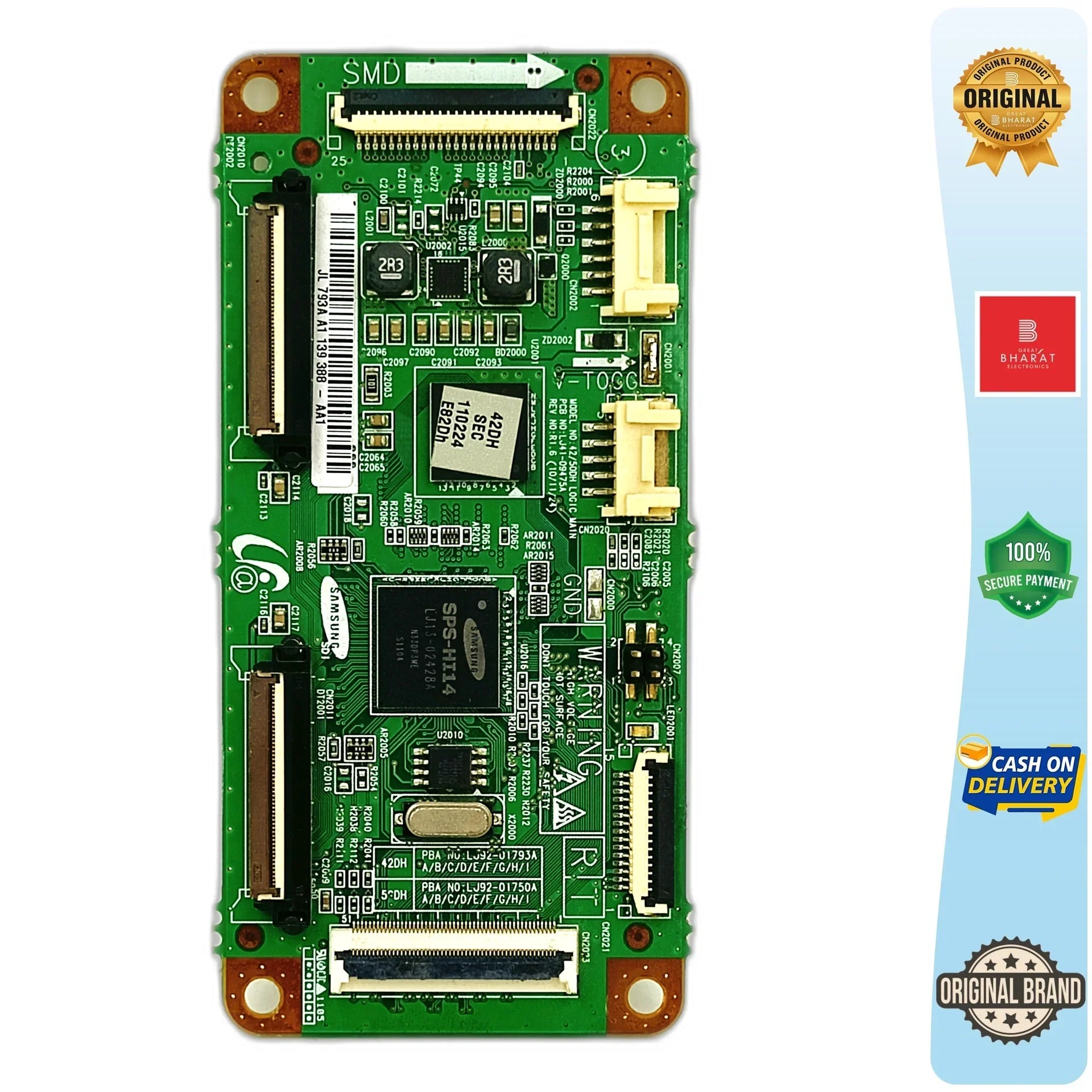 Samsung PS43D450 T-Con Board – Samsung 43 Inch Plasma TV Replacement Part - Great Bharat Electronics