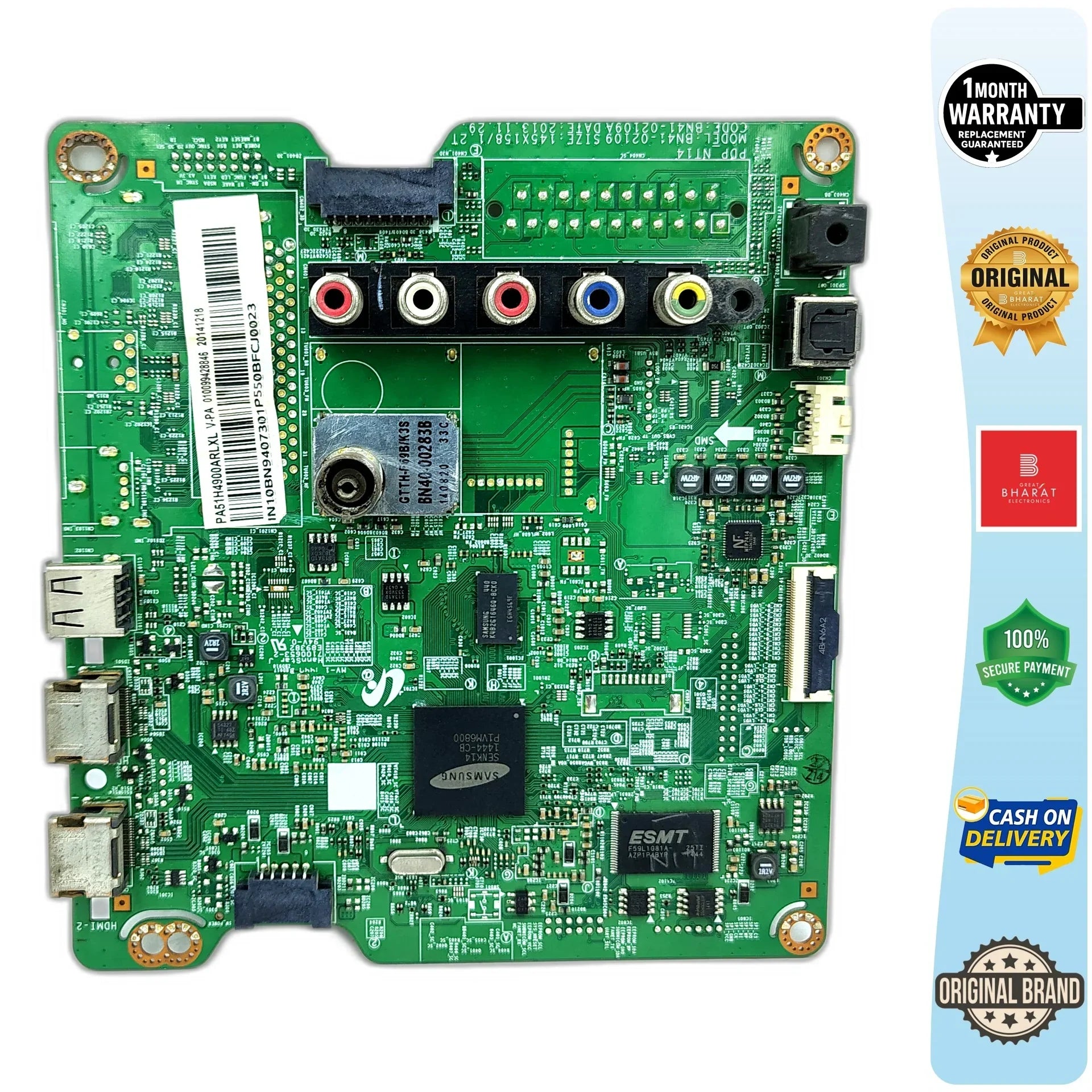 Samsung PS51H4900AR Motherboard – Samsung 51 Inch Plasma TV Main Board Replacement - Great Bharat Electronics