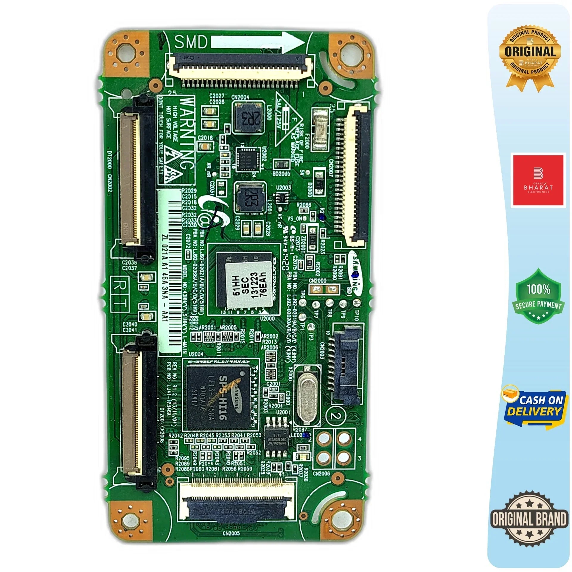 Samsung PS51H4900AR T-Con Board – Samsung 51 Inch Plasma TV Replacement Part - Great Bharat Electronics