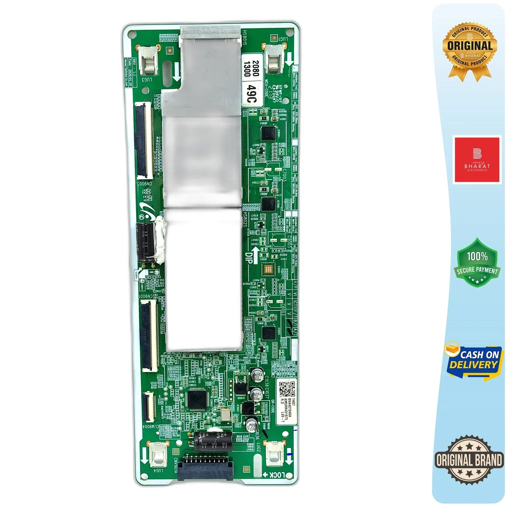 Samsung QA50Q80AAKLXL T-Con Board – Samsung 50 Inch LED TV Replacement Part - Great Bharat Electronics