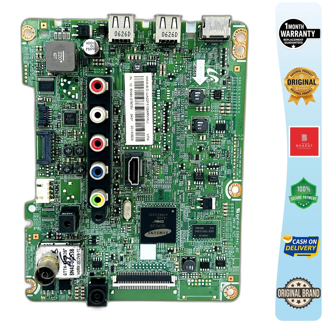 Samsung UA22F5000AR Motherboard – Samsung 22 Inch LED TV Main Board Replacement - Great Bharat Electronics