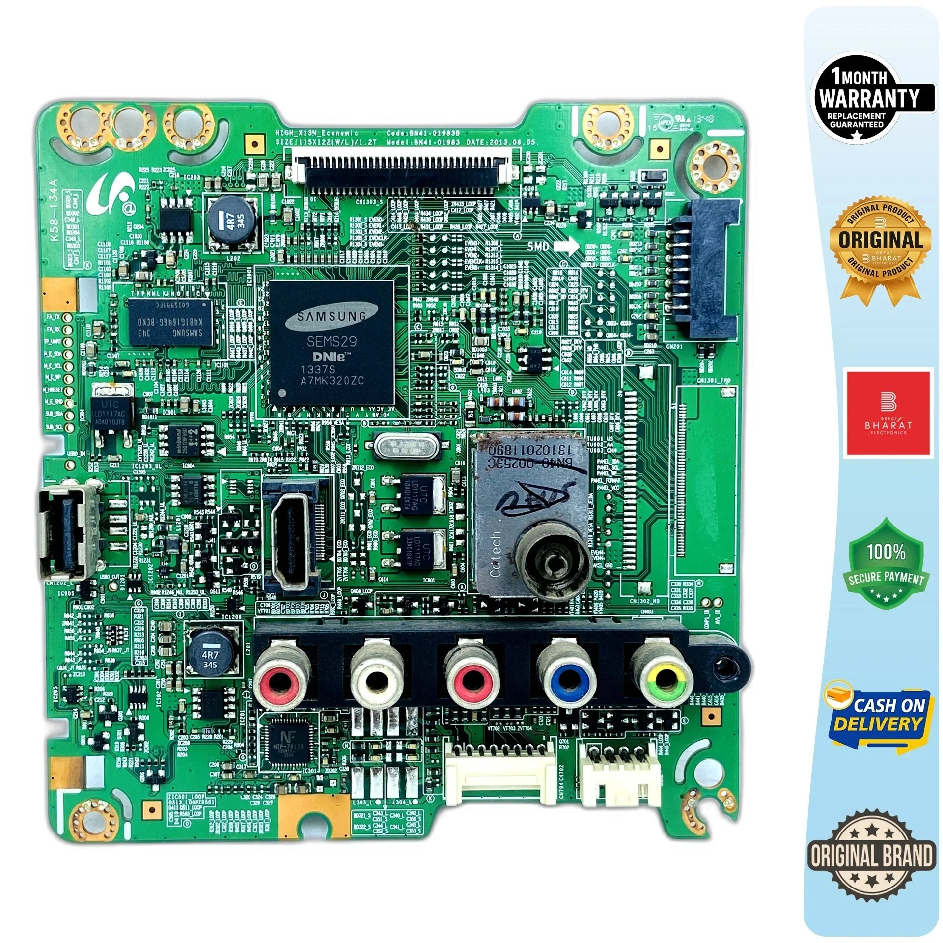 Samsung UA23F4003AR Motherboard – Samsung 23 Inch LED TV Main Board Replacement - Great Bharat Electronics