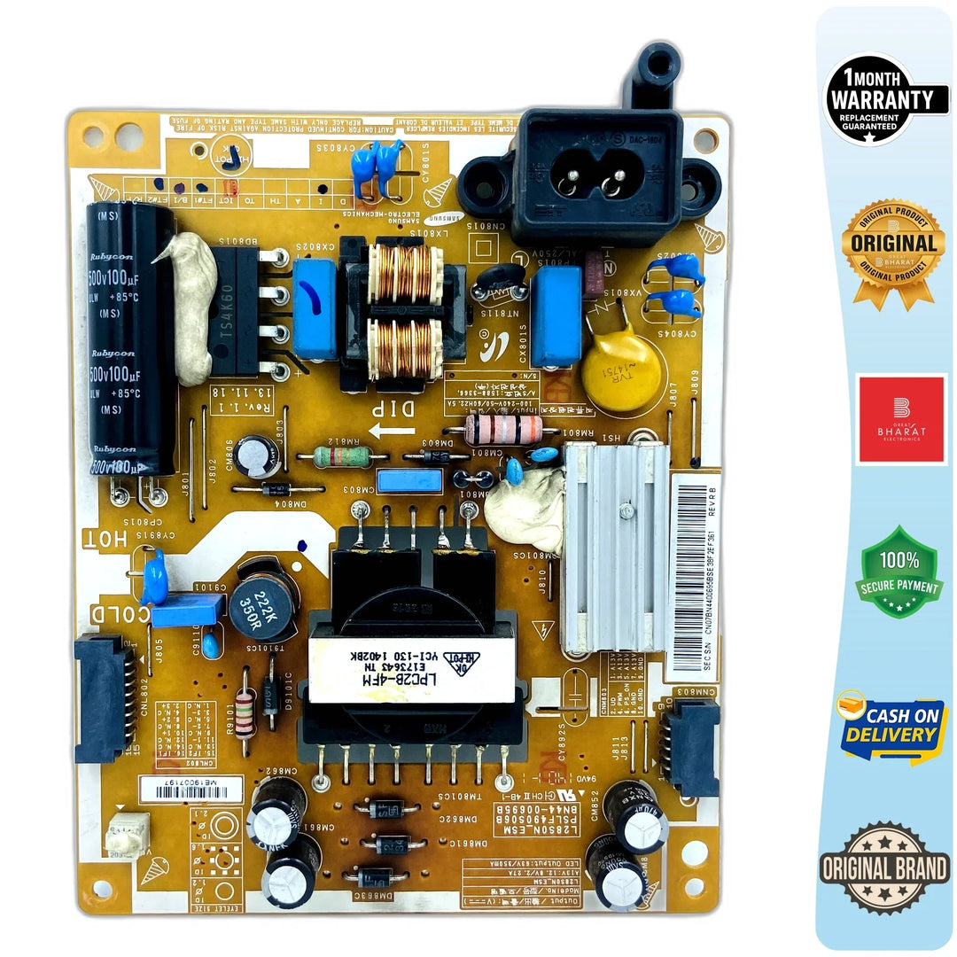 Samsung UA28J4100AR Power Supply Board – Samsung 28 Inch LED TV SMPS Replacement - Great Bharat Electronics