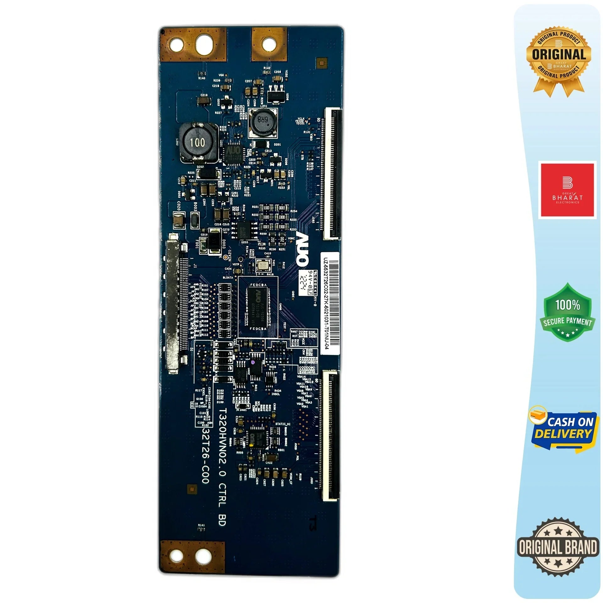 Samsung UA32EH5000AR T-Con Board – Samsung 32 Inch LED TV Replacement Part - Great Bharat Electronics