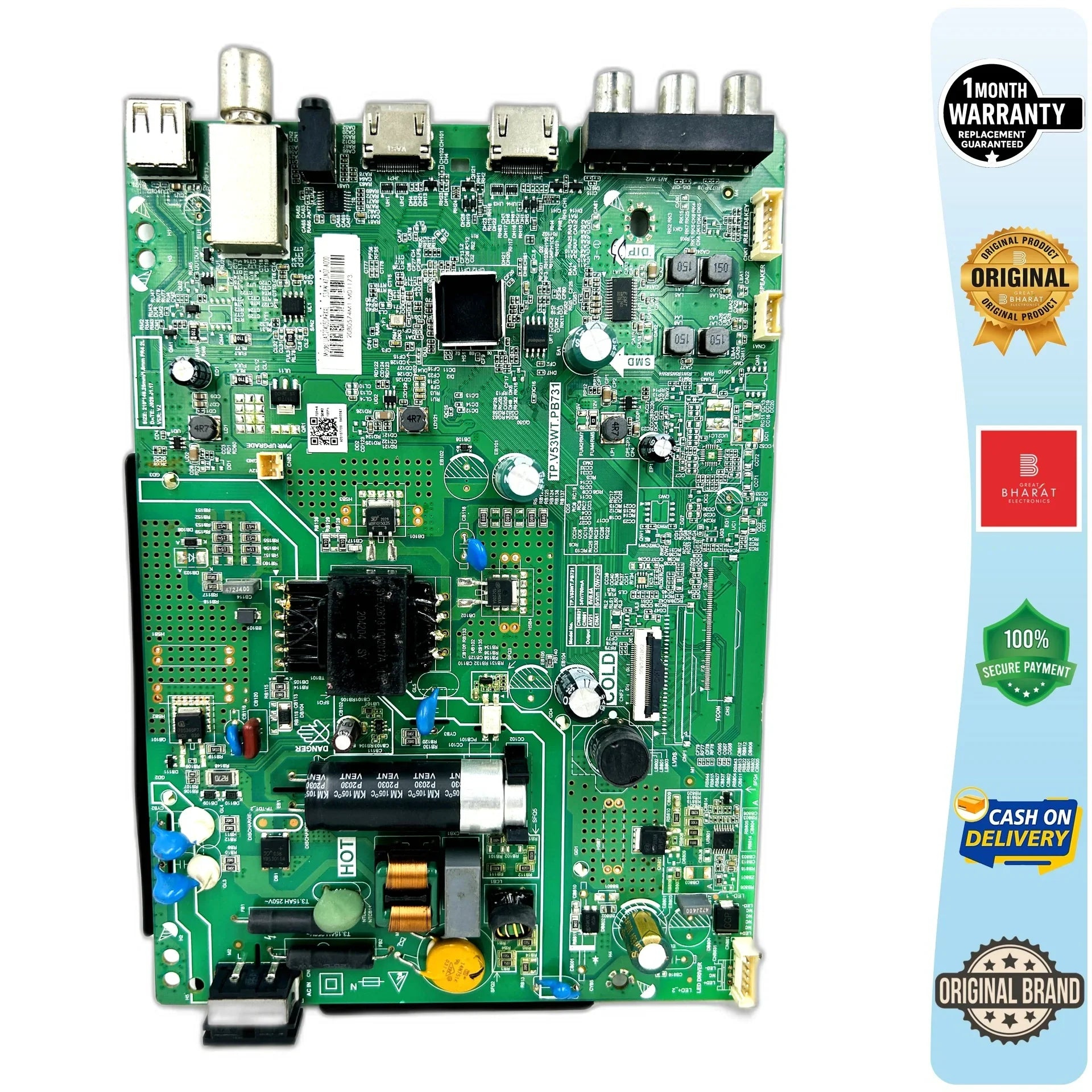 Samsung UA32T4050ARXXL Motherboard – Samsung 32 Inch LED TV Main Board Replacement - Great Bharat Electronics