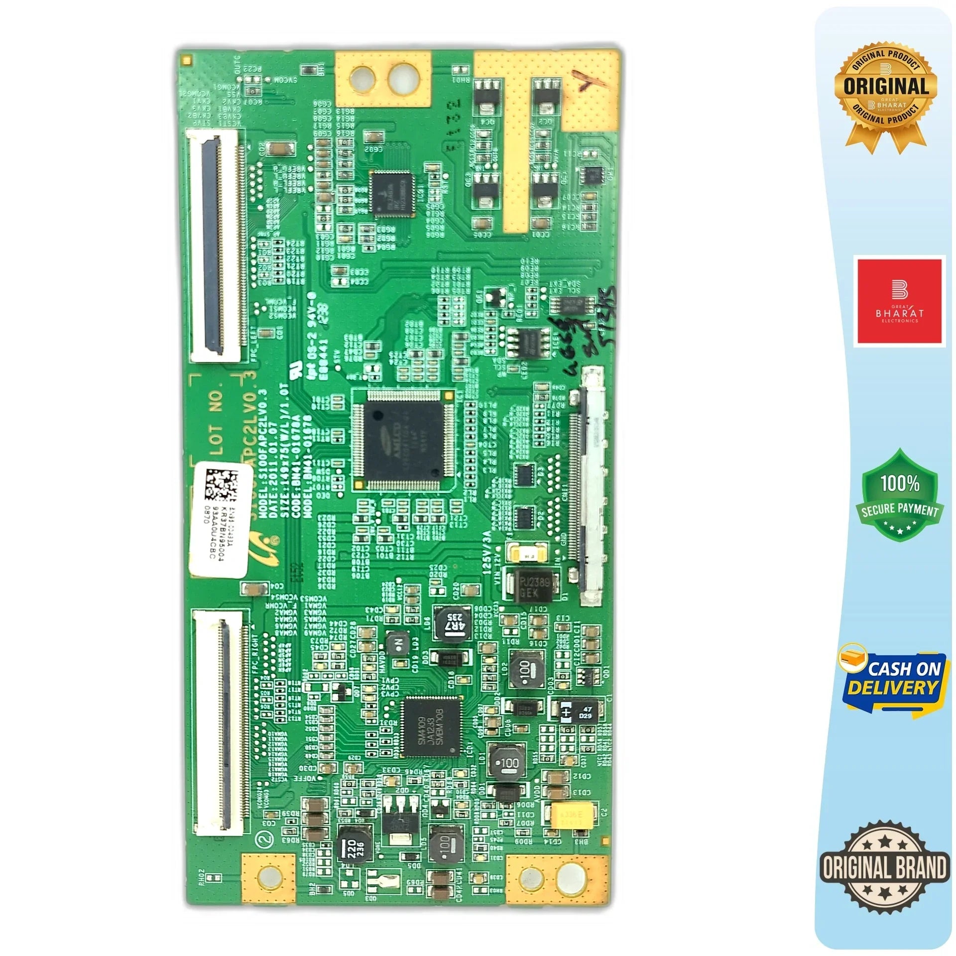 Samsung UA40D5500 T-Con Board – Samsung 40 Inch LED TV Replacement Part - Great Bharat Electronics