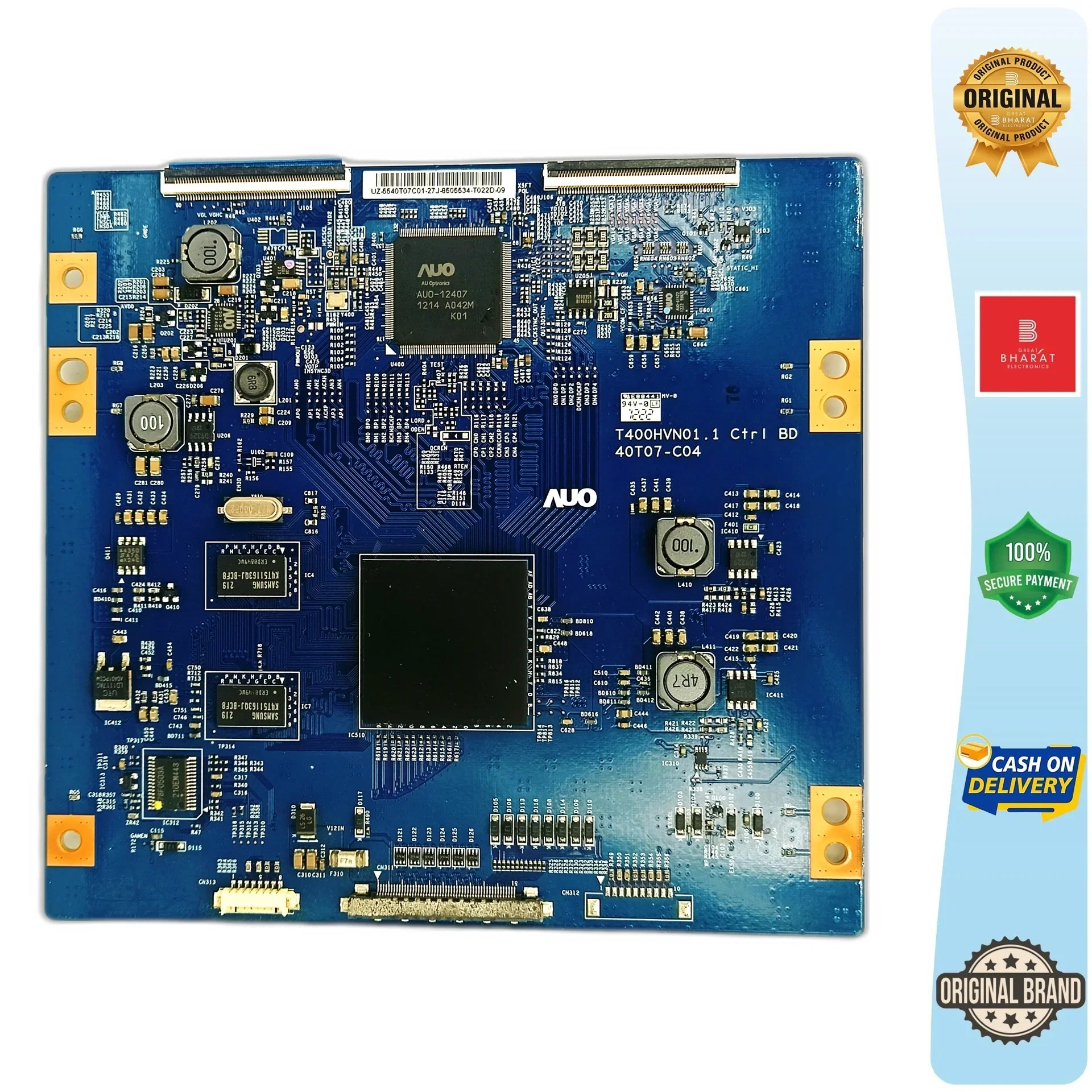 Samsung UA40ES6200R T-Con Board – Samsung 40 Inch LED TV Replacement Part - Great Bharat Electronics