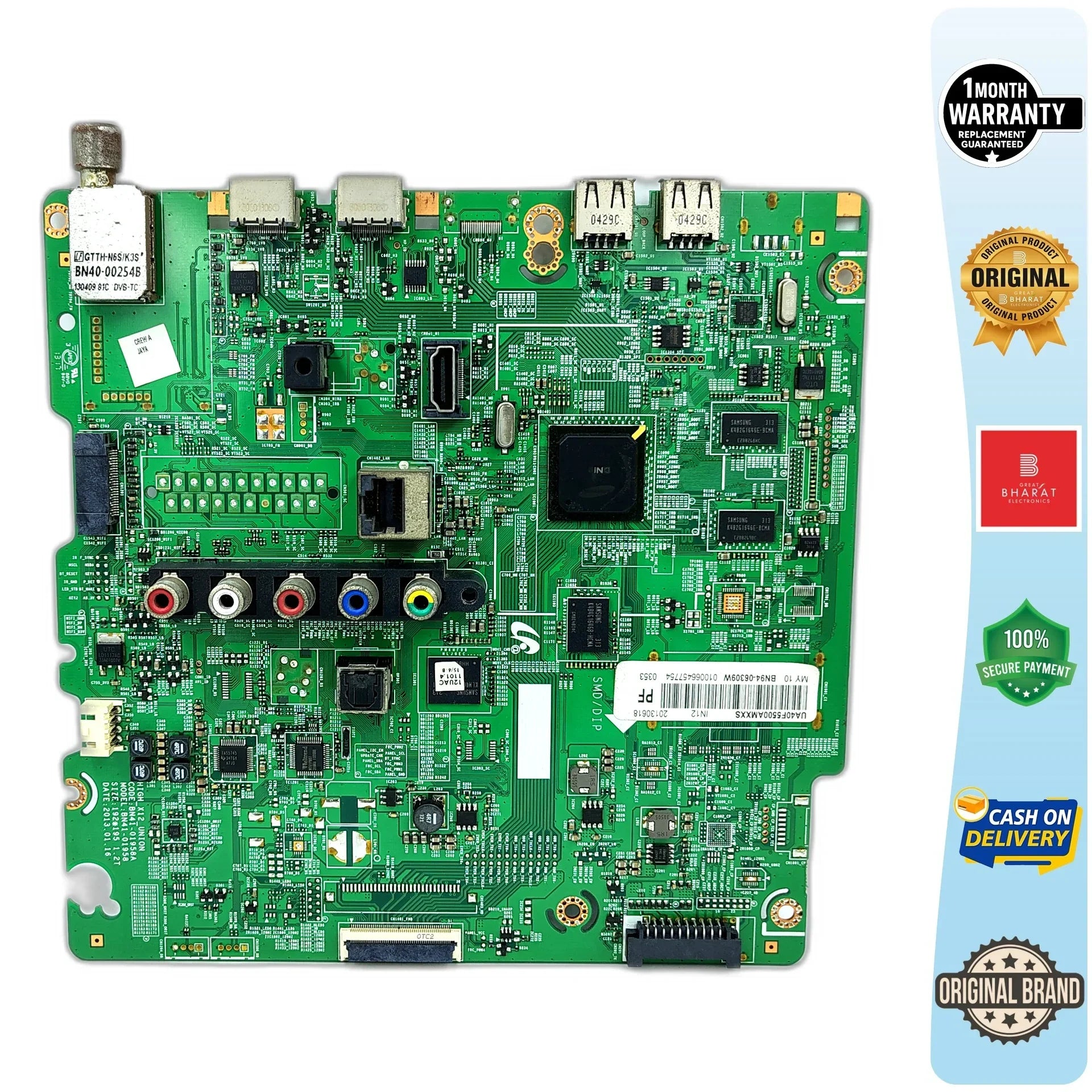 Samsung UA40F5500AM Motherboard – Samsung 40 Inch LED TV Main Board Replacement - Great Bharat Electronics