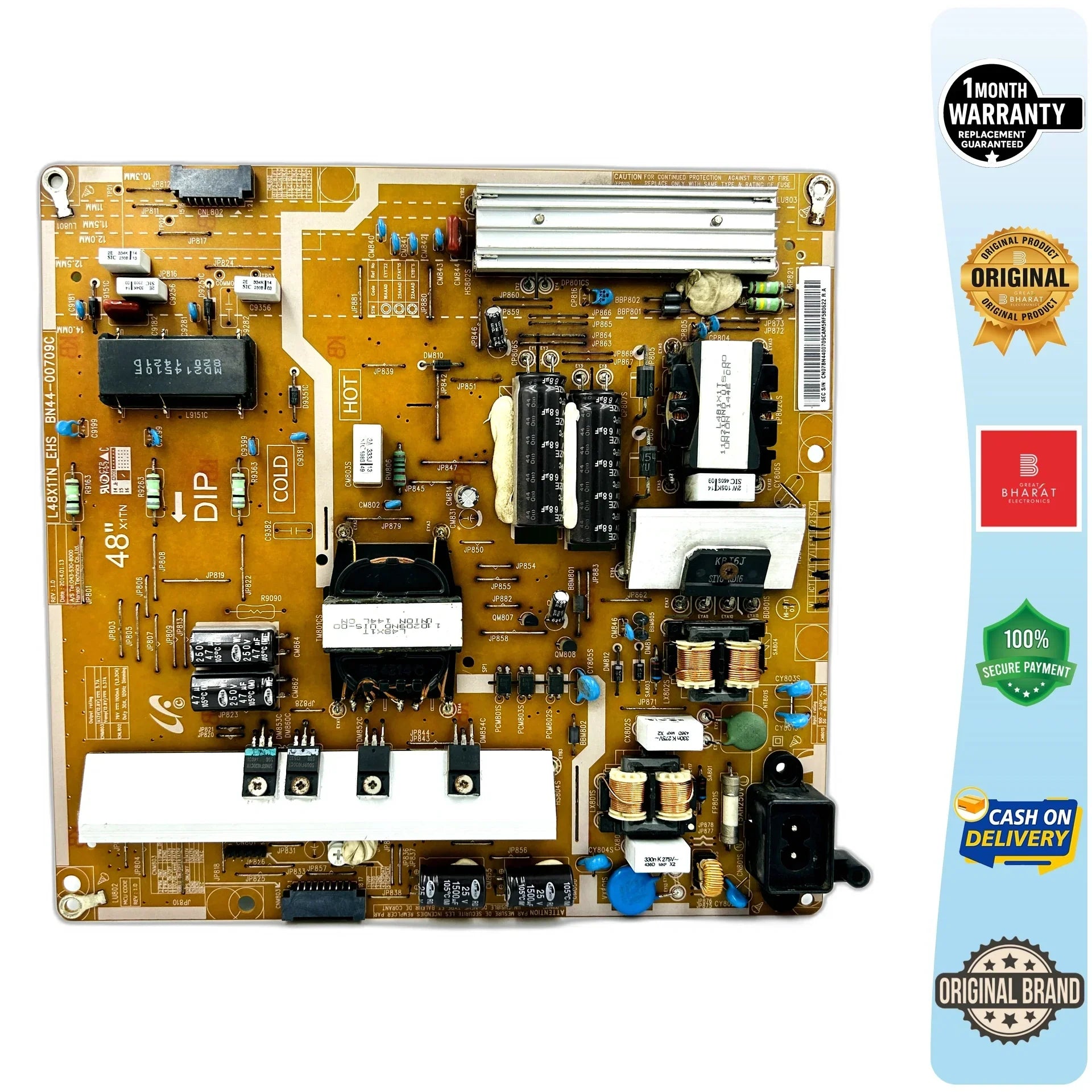 Samsung UA40H6400AR Power Supply Board – Samsung 40 Inch LED TV SMPS Replacement - Great Bharat Electronics