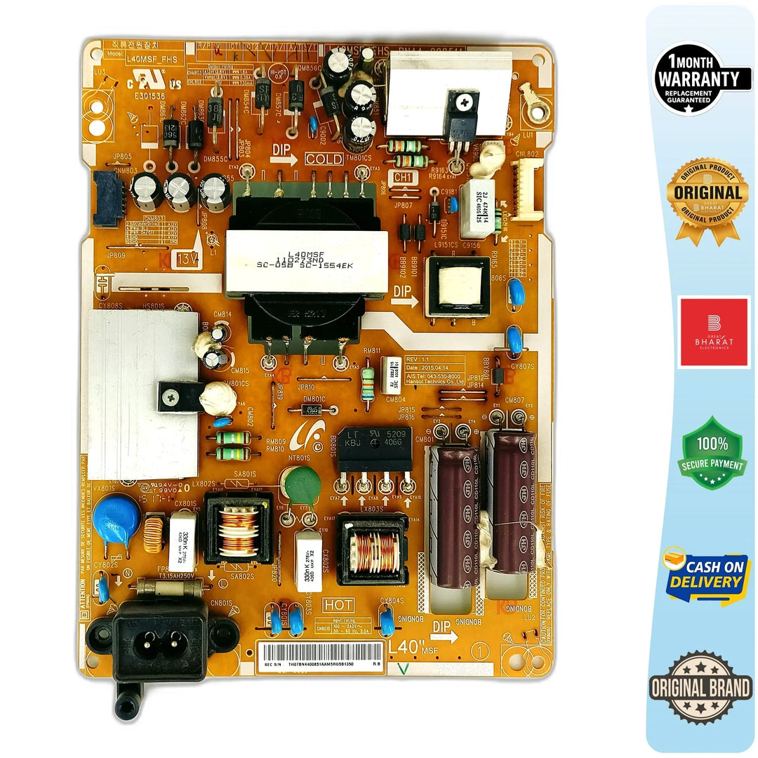Samsung UA40J5000AK Power Supply Board – Samsung 40 Inch LED TV SMPS Replacement - Great Bharat Electronics