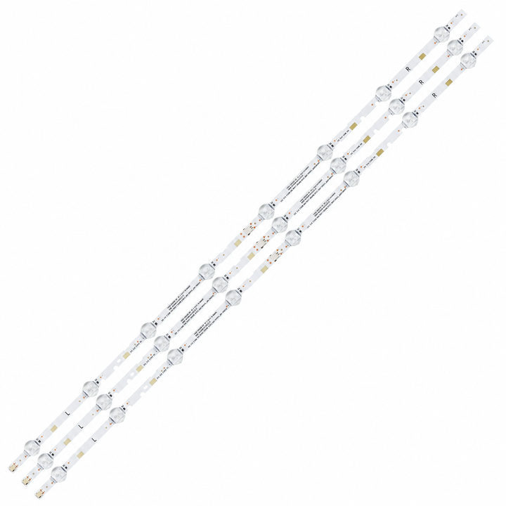 Samsung UA40J5201AR LED TV backlight strip set of 3 with 8 LEDs per strip