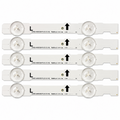 Samsung UA40J5300AR LED backlight strip close-up showing printed D4GE-400DCB-R1 marking and lens layout