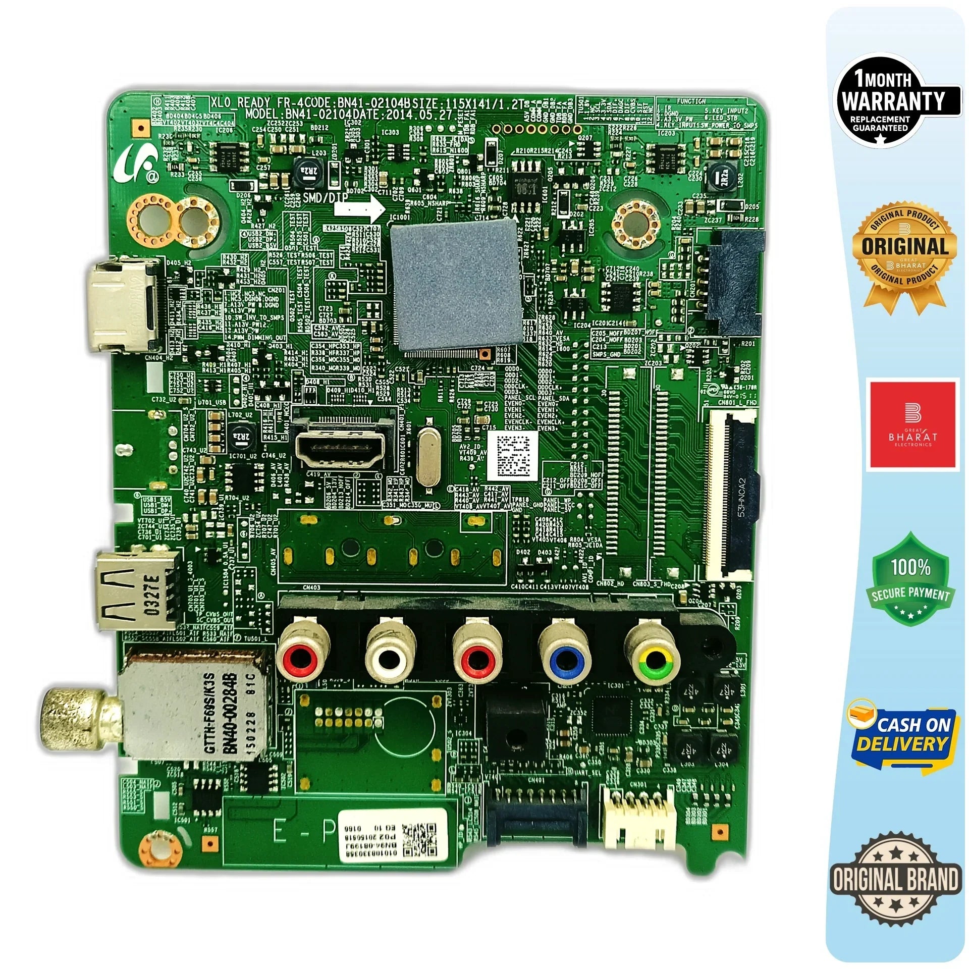 Samsung UA40J5500AR Motherboard – Samsung 40 Inch LED TV Main Board Replacement - Great Bharat Electronics