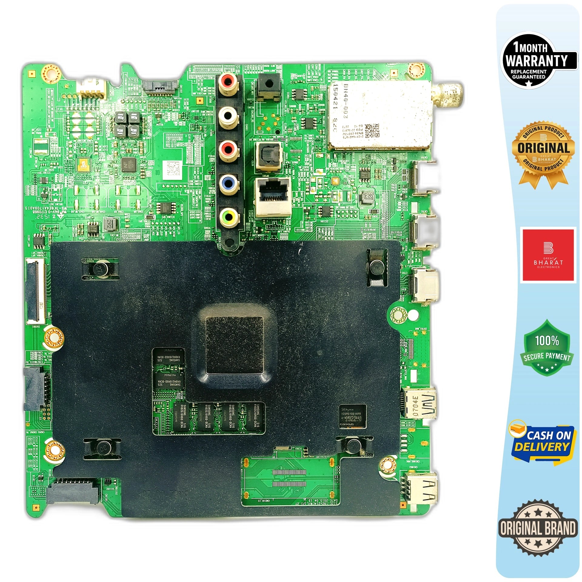Samsung UA40JU6000K Motherboard – Original Samsung 40 Inch LED TV Main Board - Great Bharat Electronics