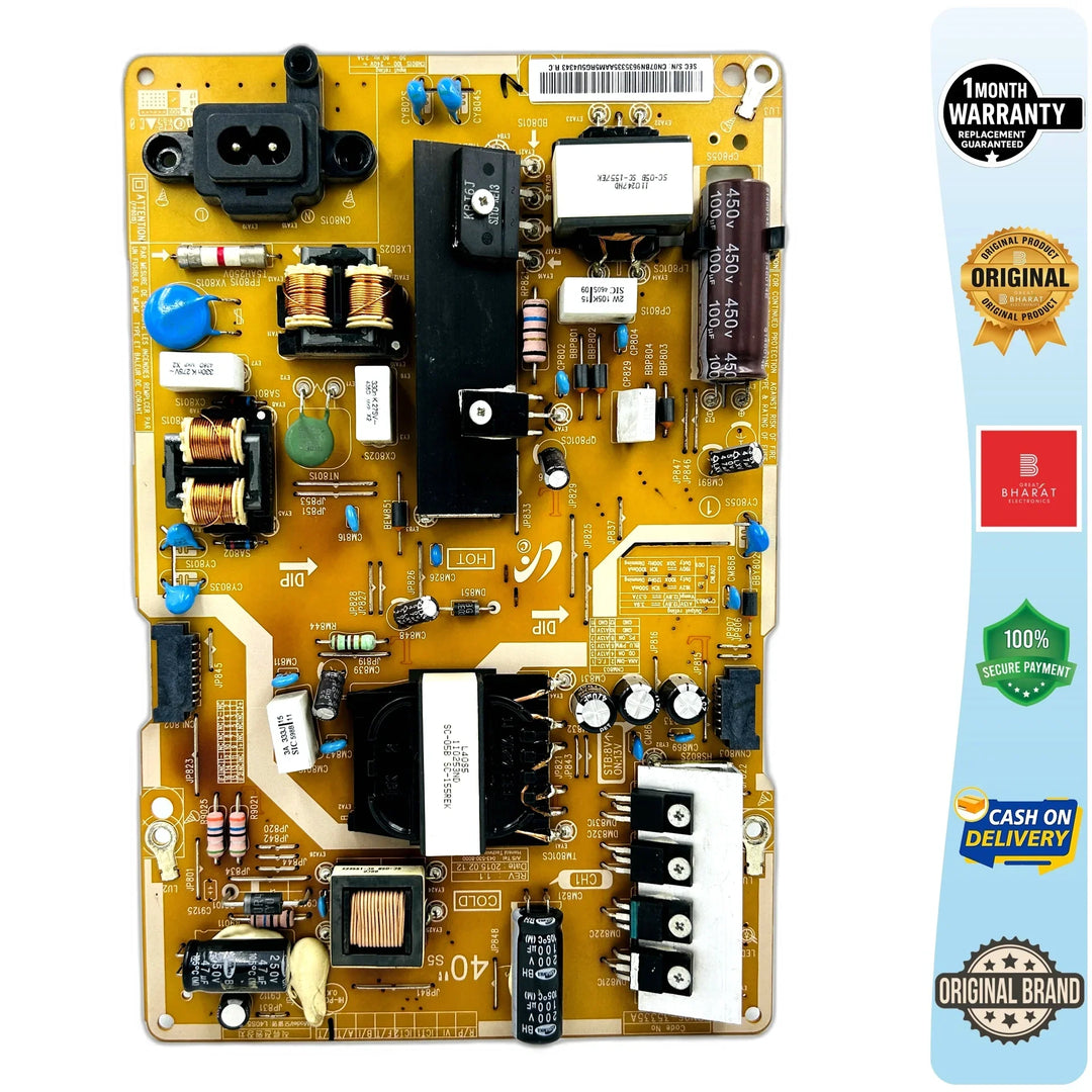 Samsung UA40JU6400FXZA Power Supply Board – Samsung 40 Inch LED TV SMPS Replacement - Great Bharat Electronics