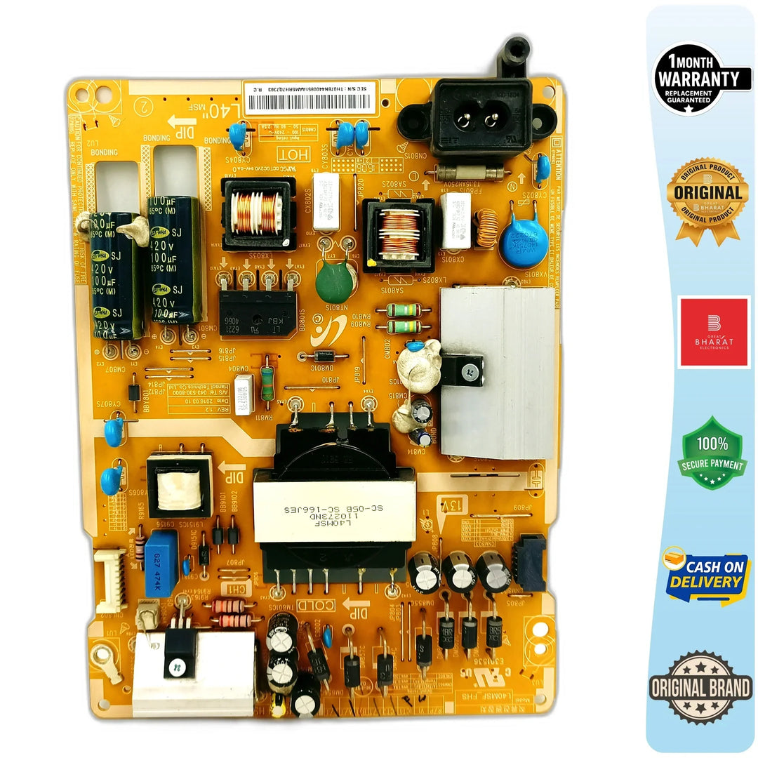 Samsung UA40K5000AK Power Supply Board – Samsung 40 Inch LED TV SMPS Replacement - Great Bharat Electronics