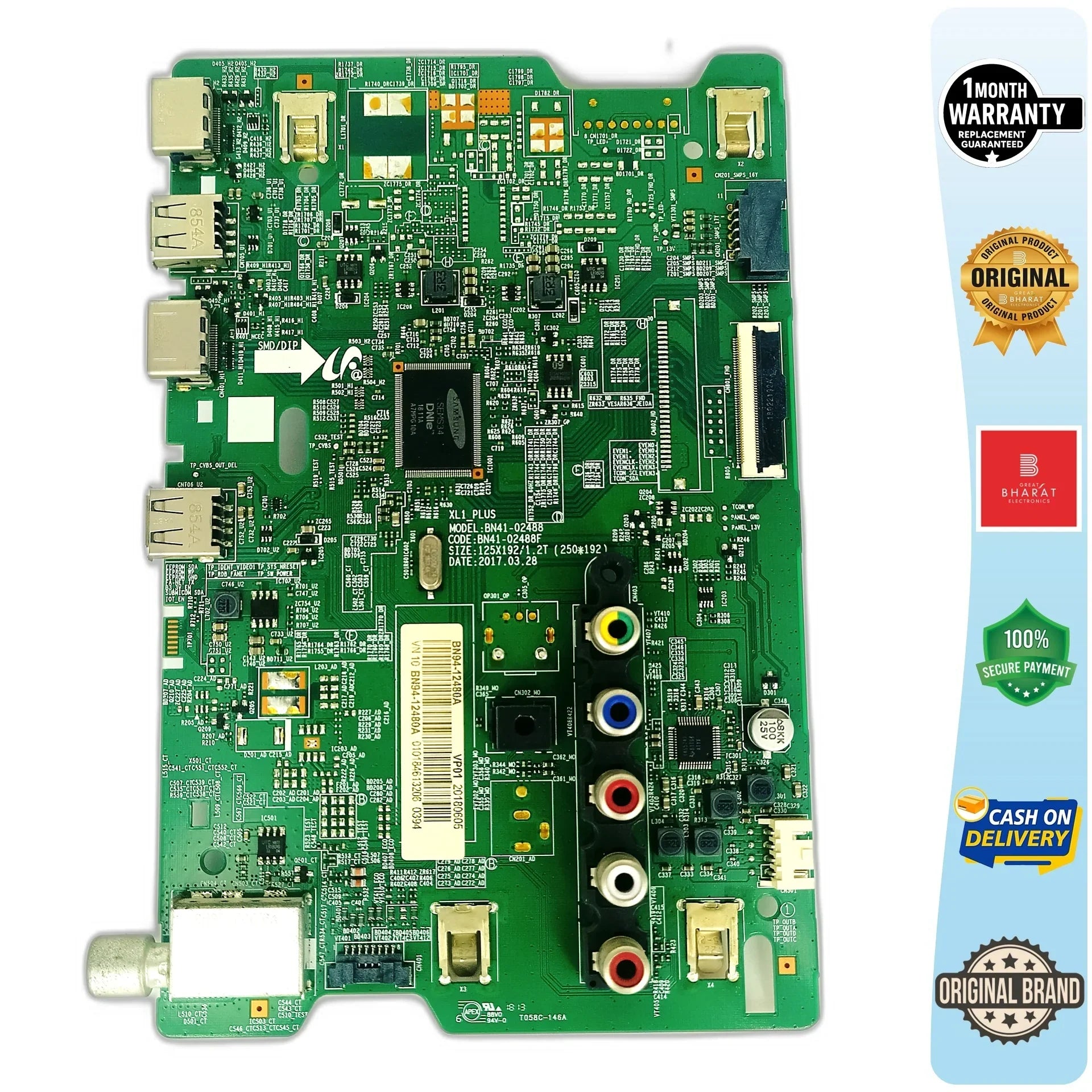 Samsung UA40N5000ARLXL Motherboard – Samsung 40 Inch LED TV Main Board Replacement - Great Bharat Electronics