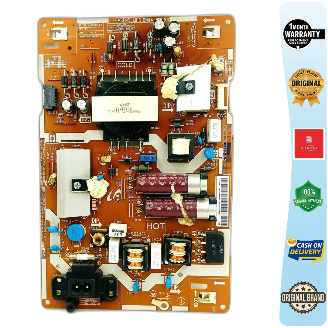 Samsung UA40N5000ARLXL Power Supply Board – Samsung 40 Inch LED TV SMPS Replacement - Great Bharat Electronics