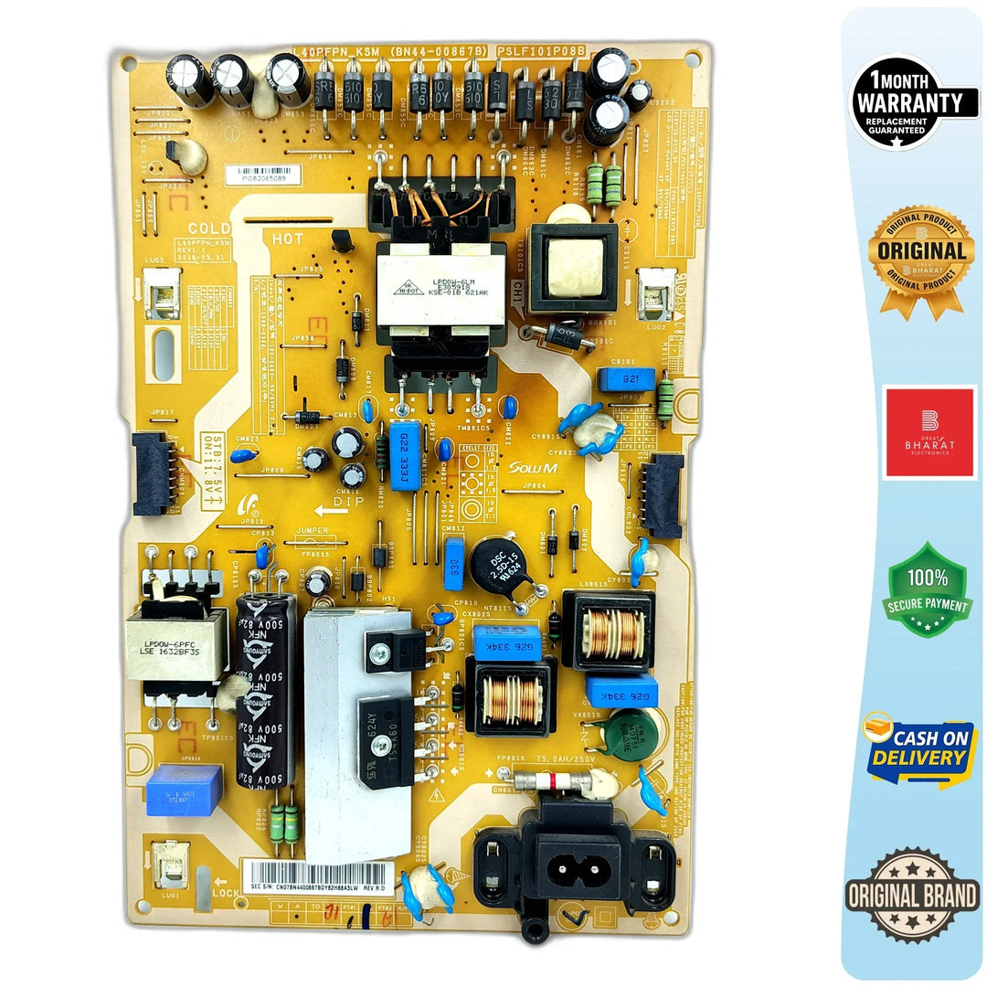 Samsung UA43K4300AR Power Supply Board – Samsung 43 Inch LED TV SMPS Replacement - Great Bharat Electronics