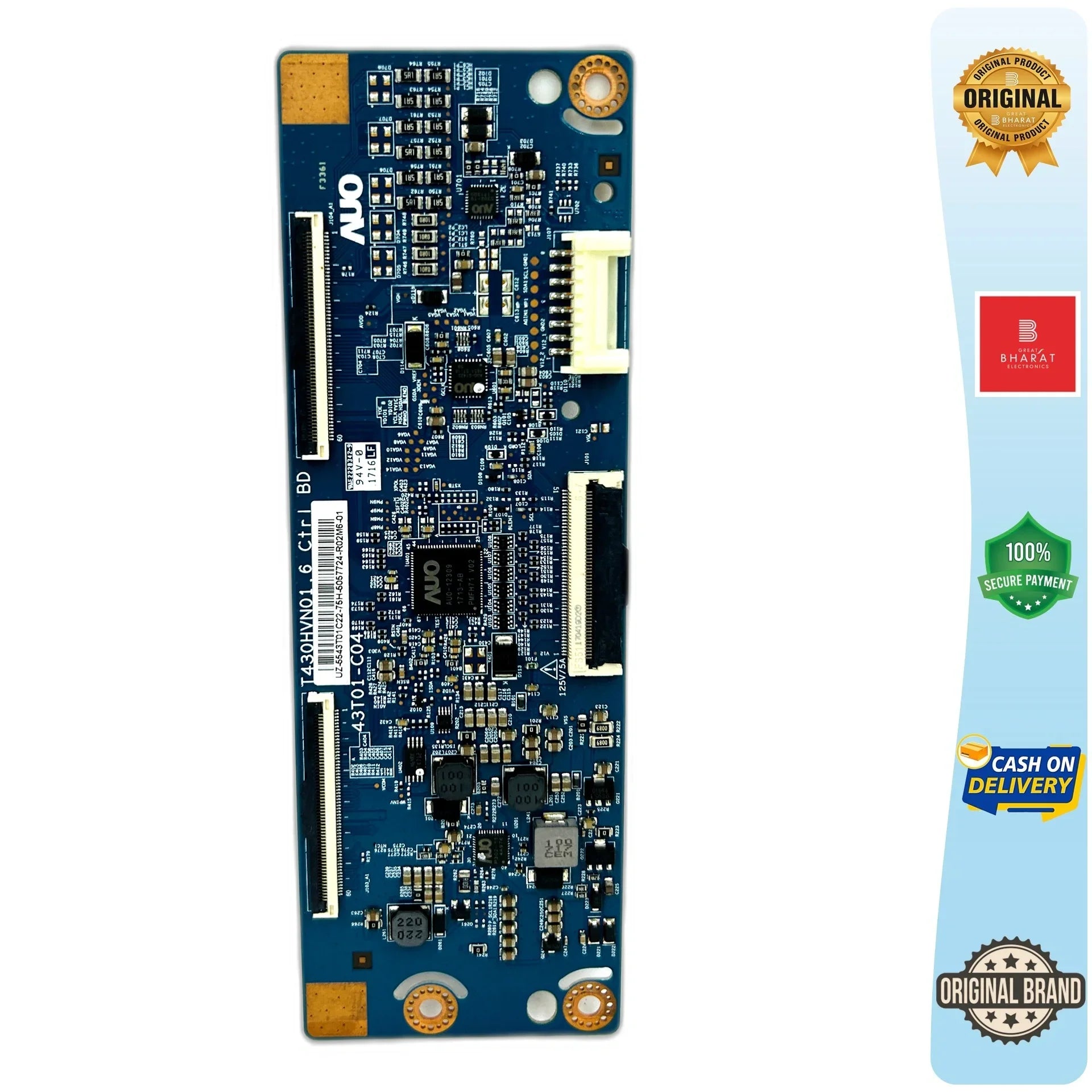 Samsung UA43M5100AKXXL T-Con Board – Samsung 43 Inch LED TV Replacement Part - Great Bharat Electronics