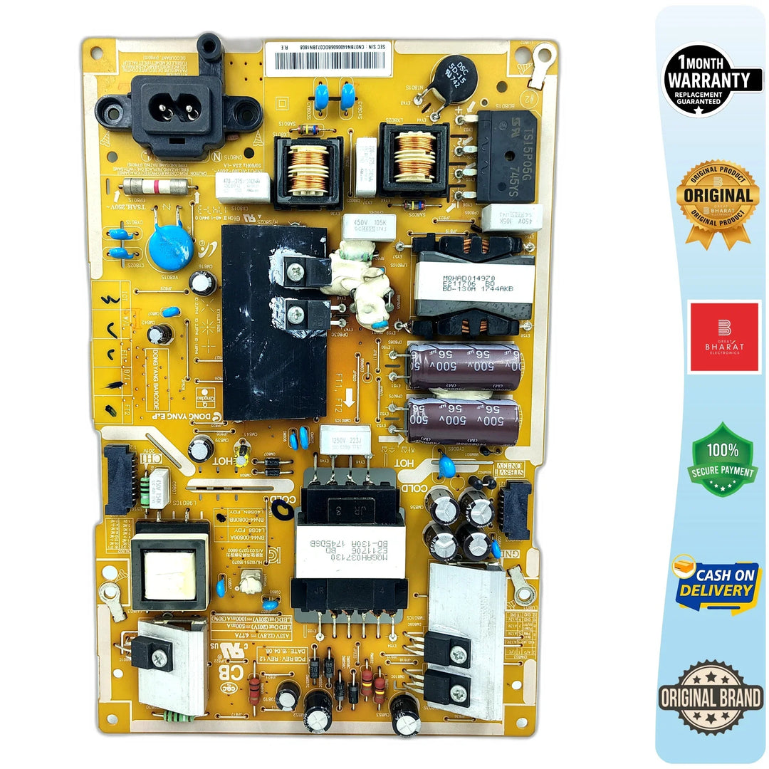 Samsung UA43MU6100KLXL Power Supply Board – Samsung 43 Inch LED TV SMPS Replacement - Great Bharat Electronics