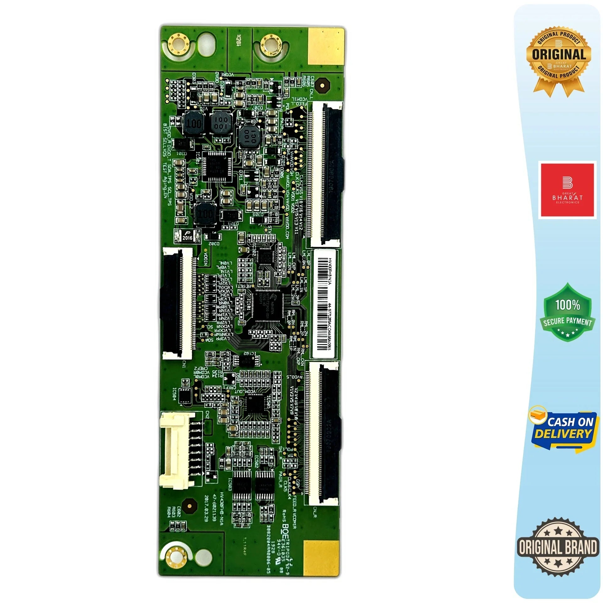 Samsung UA43N5470AUXXL T-Con Board – Samsung 43 Inch LED TV Replacement Part - Great Bharat Electronics