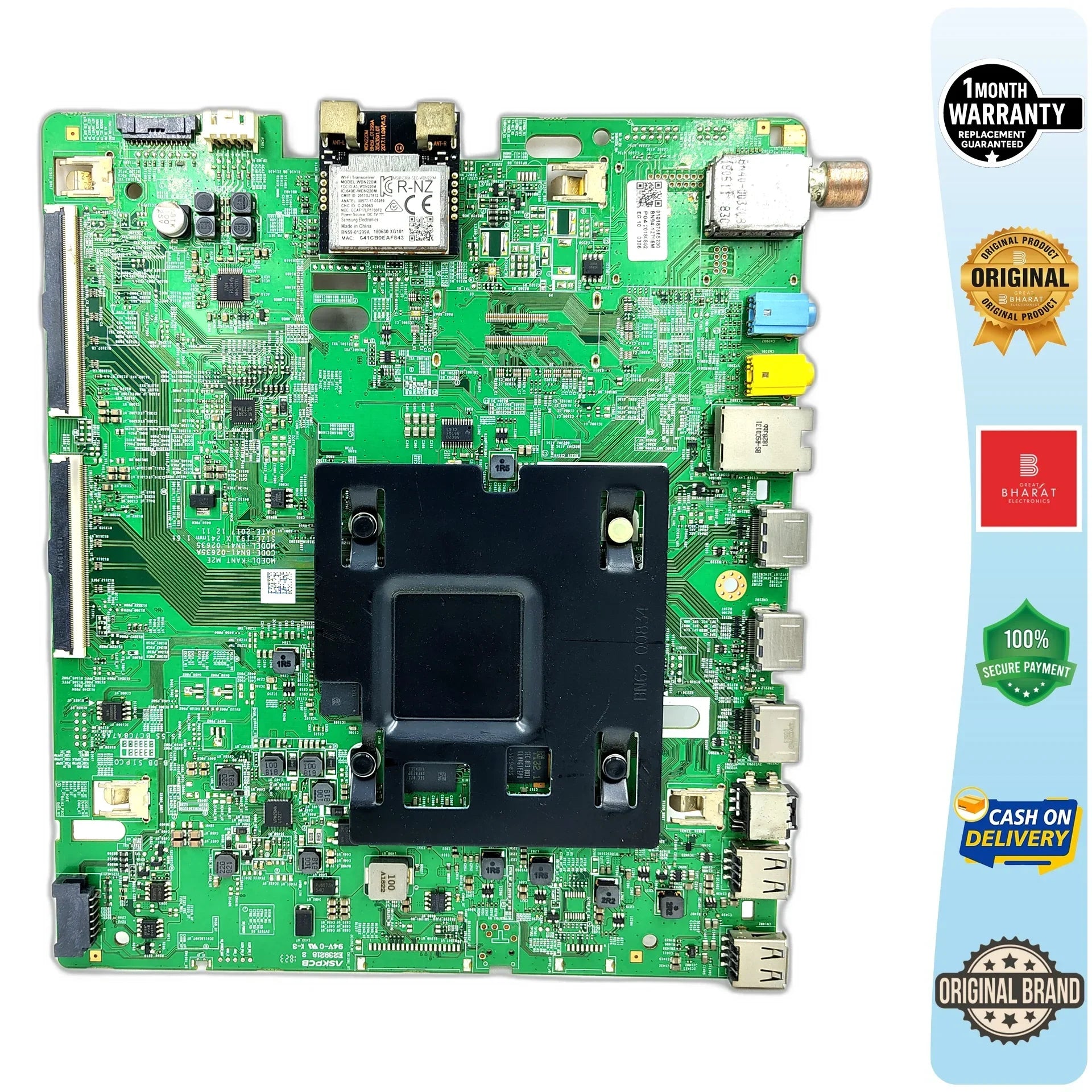Samsung UA43NU7100XZN Motherboard – Samsung 43 Inch LED TV Main Board Replacement - Great Bharat Electronics