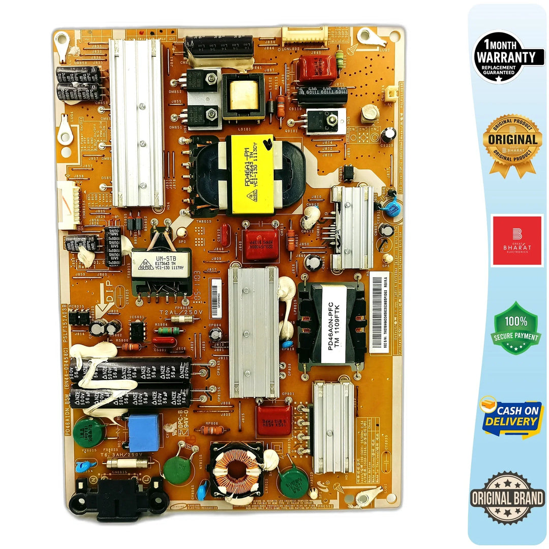 Samsung UA46D5500AR Power Supply Board – Samsung 46 Inch LED TV SMPS Replacement - Great Bharat Electronics