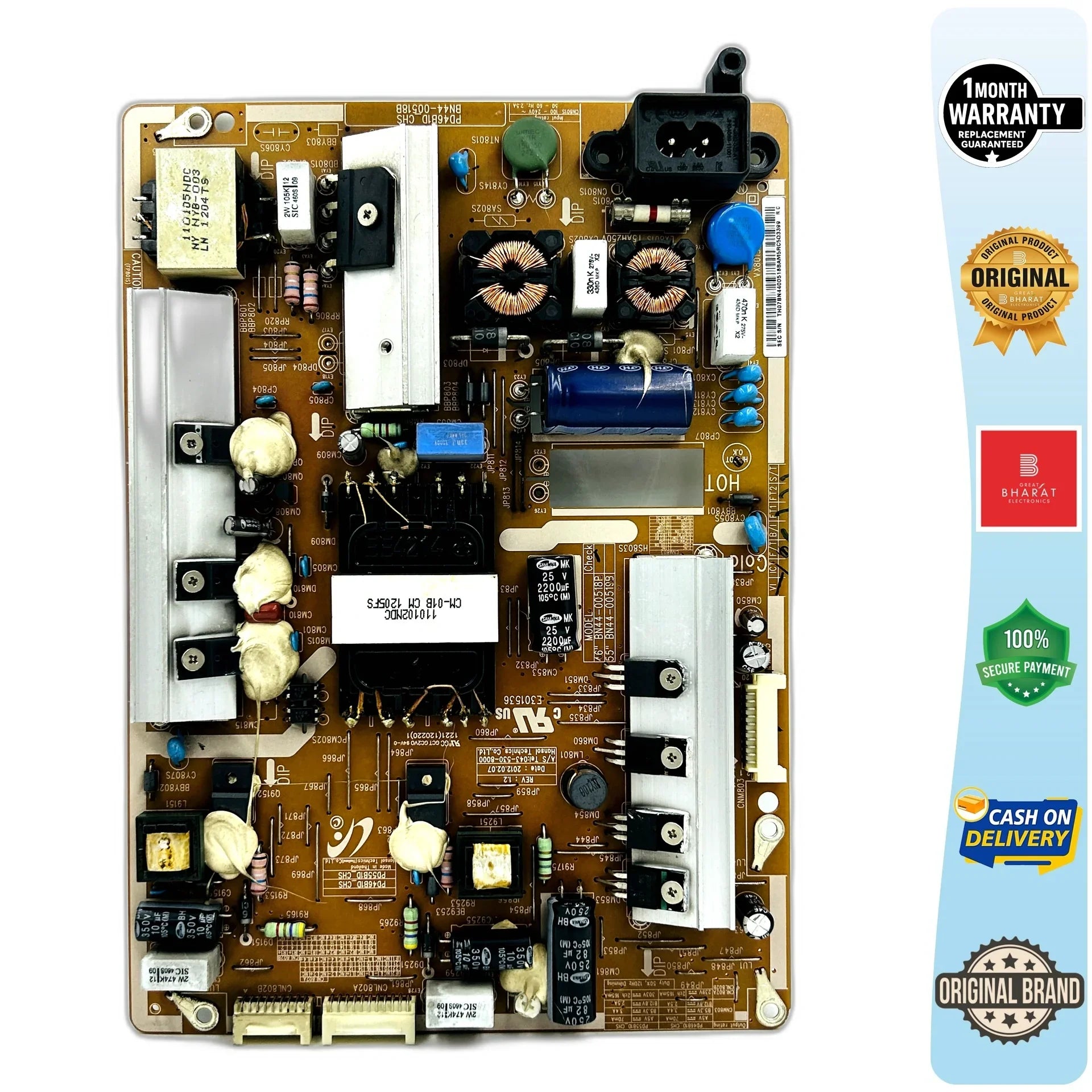 Samsung UA46ES6220 Power Supply Board – Samsung 46 Inch LED TV SMPS Replacement - Great Bharat Electronics