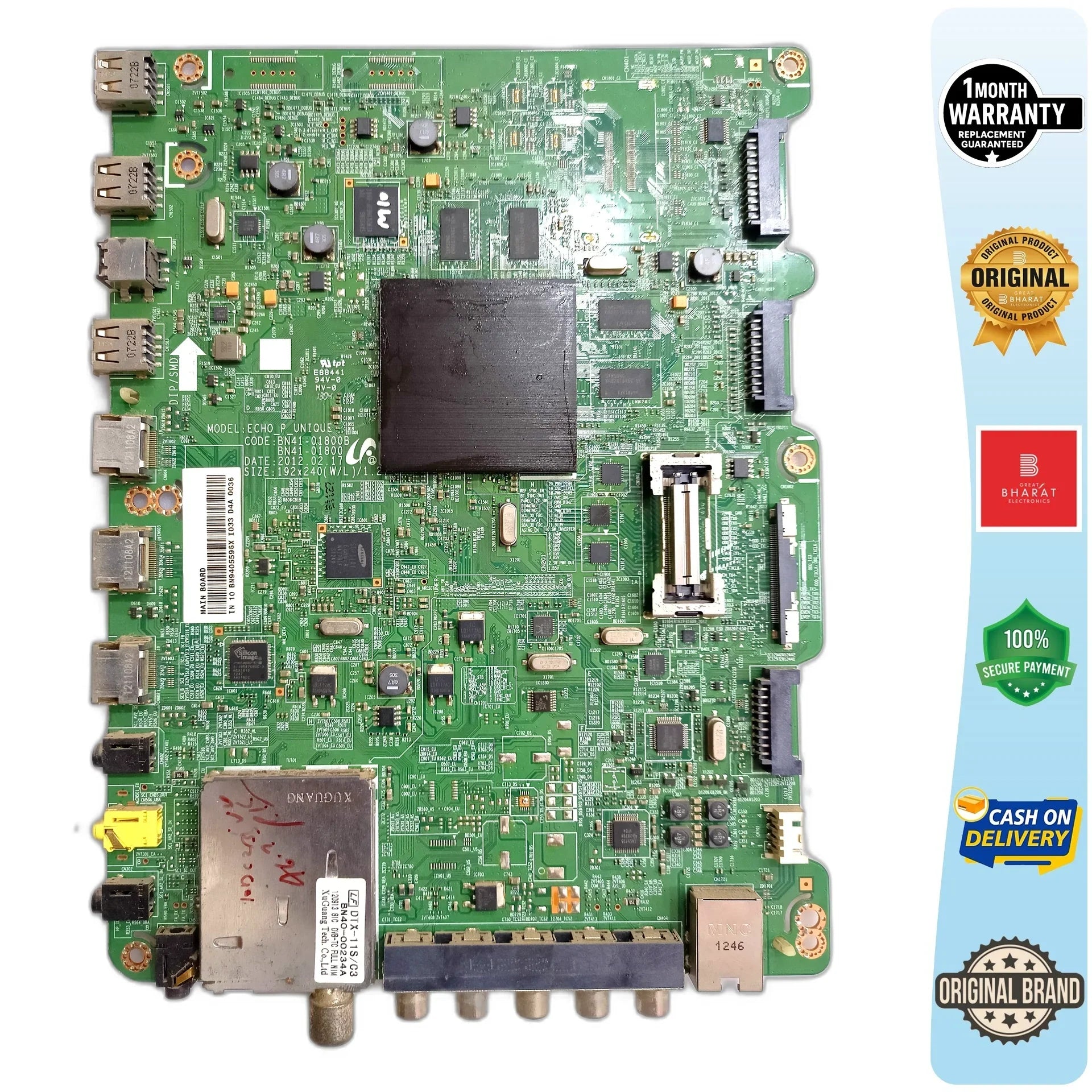 Samsung UA46ES8000 Motherboard – Samsung 46 Inch LED TV Main Board Replacement - Great Bharat Electronics
