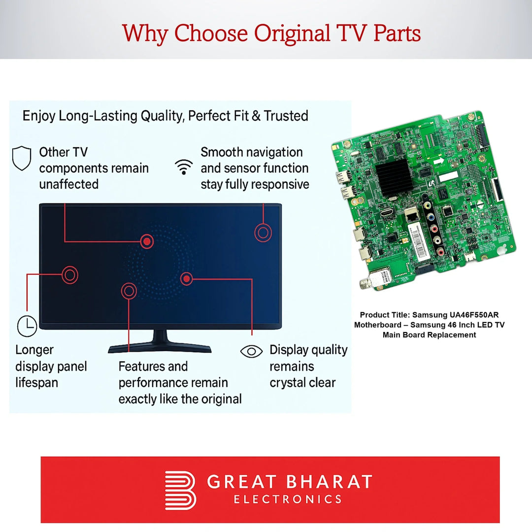 Samsung UA46F550AR Motherboard – Samsung 46 Inch LED TV Main Board Replacement - Great Bharat Electronics